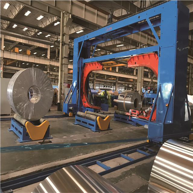 Wide coil wrapping machine(double-c type)